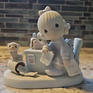 Precious Moments Blue and White Decor with Elegant Accents